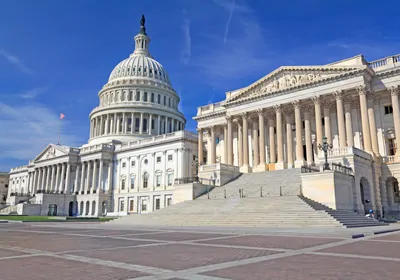 US Capitol with Senate building in the foreground